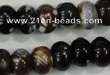 CAA733 15.5 inches 10*14mm rondelle fire crackle agate beads