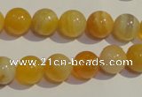 CAA91 15.5 inches 14mm round botswana agate gemstone beads