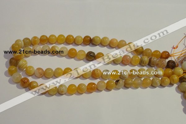 CAA91 15.5 inches 14mm round botswana agate gemstone beads