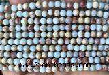 CAB1010 15 inches 4mm round blue agalmatolite beads wholesale