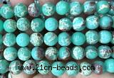 CAB1033 15 inches 10mm round blue agalmatolite beads wholesale