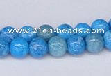 CAB221 15.5 inches 8mm round blue crazy lace agate beads