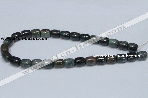 CAB393 15.5 inches 12*14mm column moss agate gemstone beads wholesale