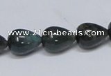 CAB396 15.5 inches 12*16mm teardrop moss agate gemstone beads