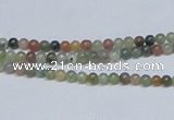 CAB429 15.5 inches 3mm round indian agate gemstone beads wholesale