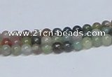 CAB430 15.5 inches 4mm round indian agate gemstone beads wholesale