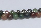 CAB432 15.5 inches 7mm round indian agate gemstone beads wholesale