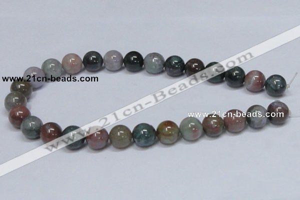 CAB435 15.5 inches 14mm round indian agate gemstone beads wholesale