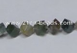 CAB441 15.5 inches 6*6mm inclined cube indian agate gemstone beads