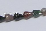 CAB444 15.5 inches 8*10mm teardrop indian agate gemstone beads