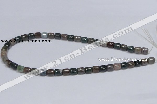 CAB447 15.5 inches 8*8mm column indian agate gemstone beads