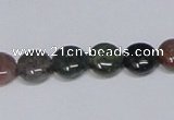 CAB449 15.5 inches 10mm flat round indian agate gemstone beads