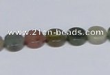 CAB455 15.5 inches 10mm coin indian agate gemstone beads wholesale