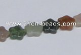 CAB459 15.5 inches 10*10mm star indian agate gemstone beads wholesale