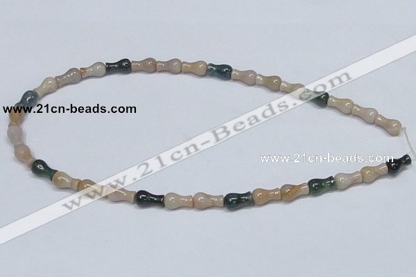 CAB464 15.5 inches 7*12mm vase-shaped indian agate gemstone beads