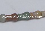 CAB465 15.5 inches 8*12mm vase-shaped indian agate gemstone beads