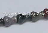 CAB466 15.5 inches 10*14mm vase-shaped indian agate gemstone beads