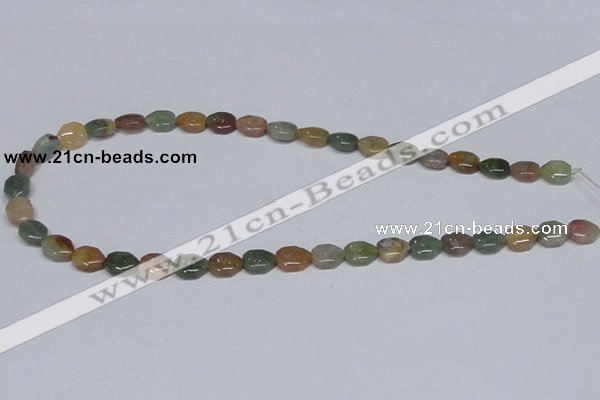 CAB467 15.5 inches 8*10mm freeform indian agate gemstone beads