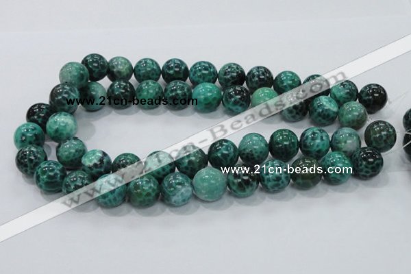 CAB54 15.5 inches 16mm round peafowl agate gemstone beads wholesale