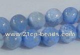 CAB647 15.5 inches 12mm round fire crackle agate beads wholesale