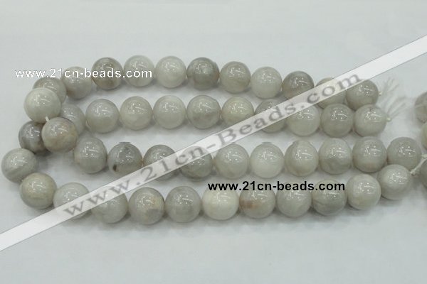 CAB902 15.5 inches 18mm round natural crazy agate beads wholesale