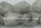 CAB905 15.5 inches 16*25mm nugget natural crazy agate beads wholesale