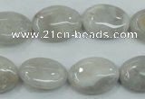 CAB911 15.5 inches 13*18mm oval natural crazy agate beads wholesale