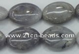 CAB927 15.5 inches 18*25mm oval natural purple agate beads wholesale