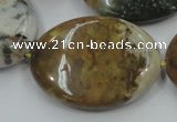 CAB952 15.5 inches 30*40mm oval ocean agate gemstone beads