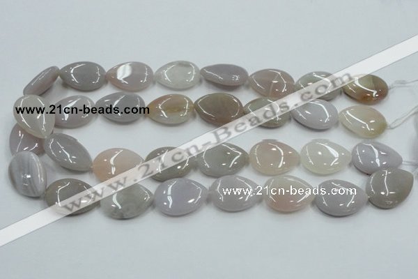 CAB958 15.5 inches 18*25mm flat teardrop ocean agate gemstone beads