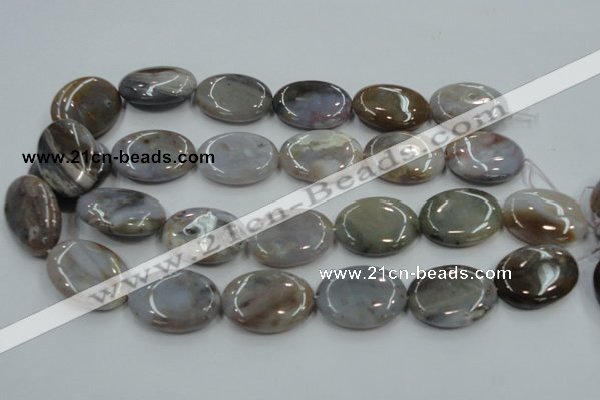 CAB960 15.5 inches 22*30mm oval ocean agate gemstone beads