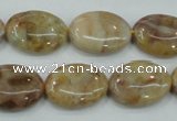 CAB976 15.5 inches 13*18mm oval Morocco agate beads wholesale