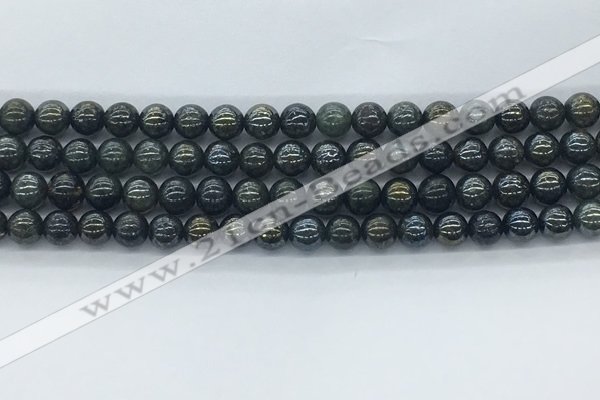 CAE121 15.5 inches 6mm round AB-color astrophyllite beads wholesale