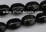 CAE17 15.5 inches 13*18mm egg-shaped astrophyllite beads wholesale