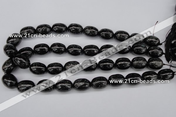 CAE18 15.5 inches 15*20mm egg-shaped astrophyllite beads wholesale