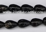 CAE21 15.5 inches 10*14mm teardrop astrophyllite beads wholesale