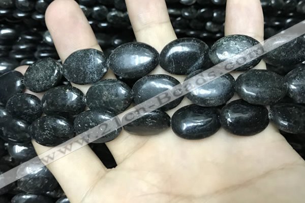 CAE300 15.5 inches 13*18mm oval astrophyllite beads wholesale