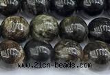 CAE311 15 inches 8mm round astrophyllite gemstone beads