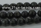 CAE35 15.5 inches 6mm faceted round astrophyllite beads wholesale