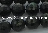 CAE38 15.5 inches 12mm faceted round astrophyllite beads wholesale