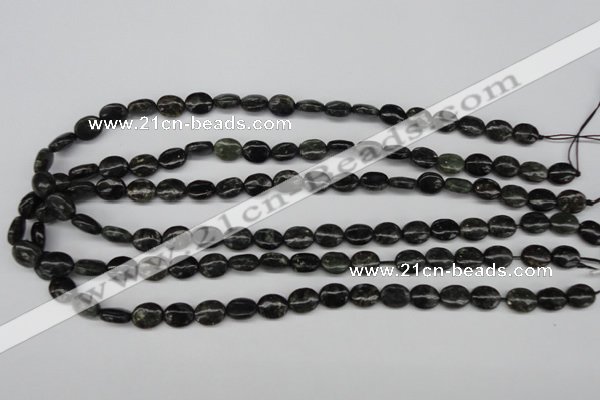 CAE54 15.5 inches 8*10mm oval astrophyllite beads wholesale