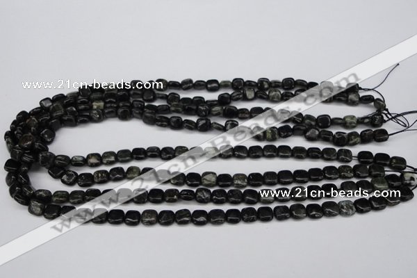 CAE75 15.5 inches 8*8mm square astrophyllite beads wholesale