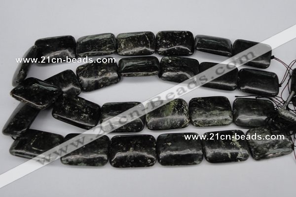 CAE95 15.5 inches 22*30mm rectangle astrophyllite beads wholesale