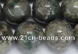 CAF108 15.5 inches 18mm round Africa stone beads wholesale