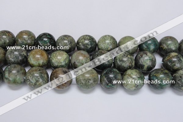 CAF111 15.5 inches 25mm round Africa stone beads wholesale