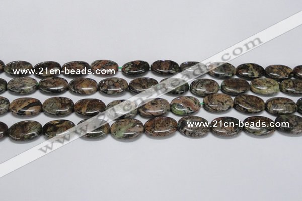 CAF126 15.5 inches 12*16mm oval Africa stone beads wholesale