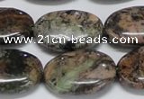 CAF128 15.5 inches 15*20mm oval Africa stone beads wholesale