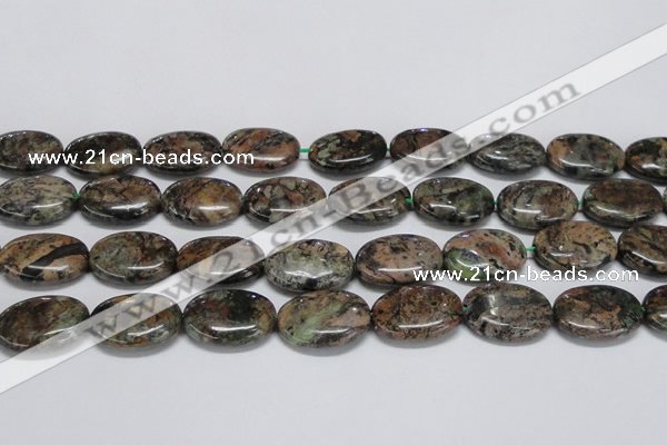 CAF129 15.5 inches 18*25mm oval Africa stone beads wholesale