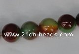 CAG1002 15.5 inches 12mm round rainbow agate beads wholesale