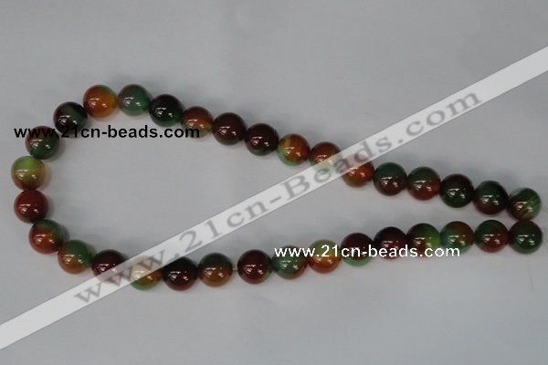 CAG1002 15.5 inches 12mm round rainbow agate beads wholesale